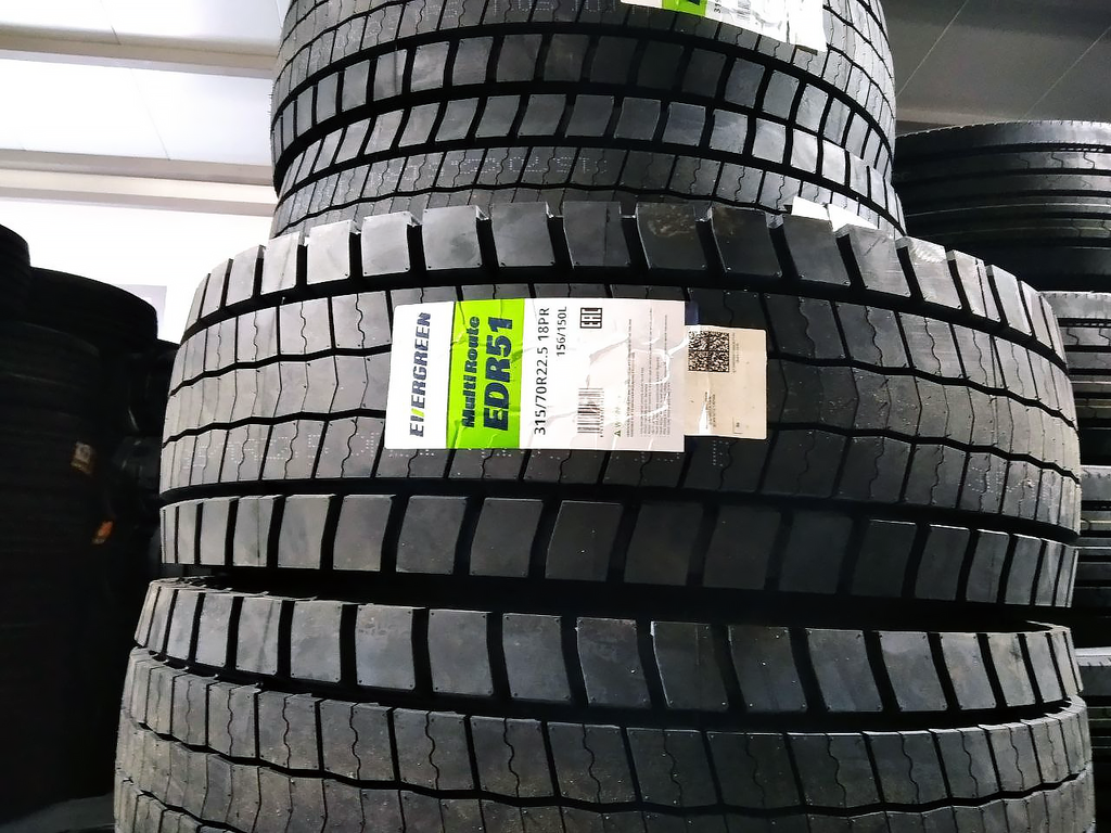 Грузовая шина EVERGREEN 315/70 R22.5 EDR51 TL 156/150L